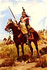 A Rank Soldier of the 12th Dragon Regiment en vedette by Jean Baptiste Edouard Detaille